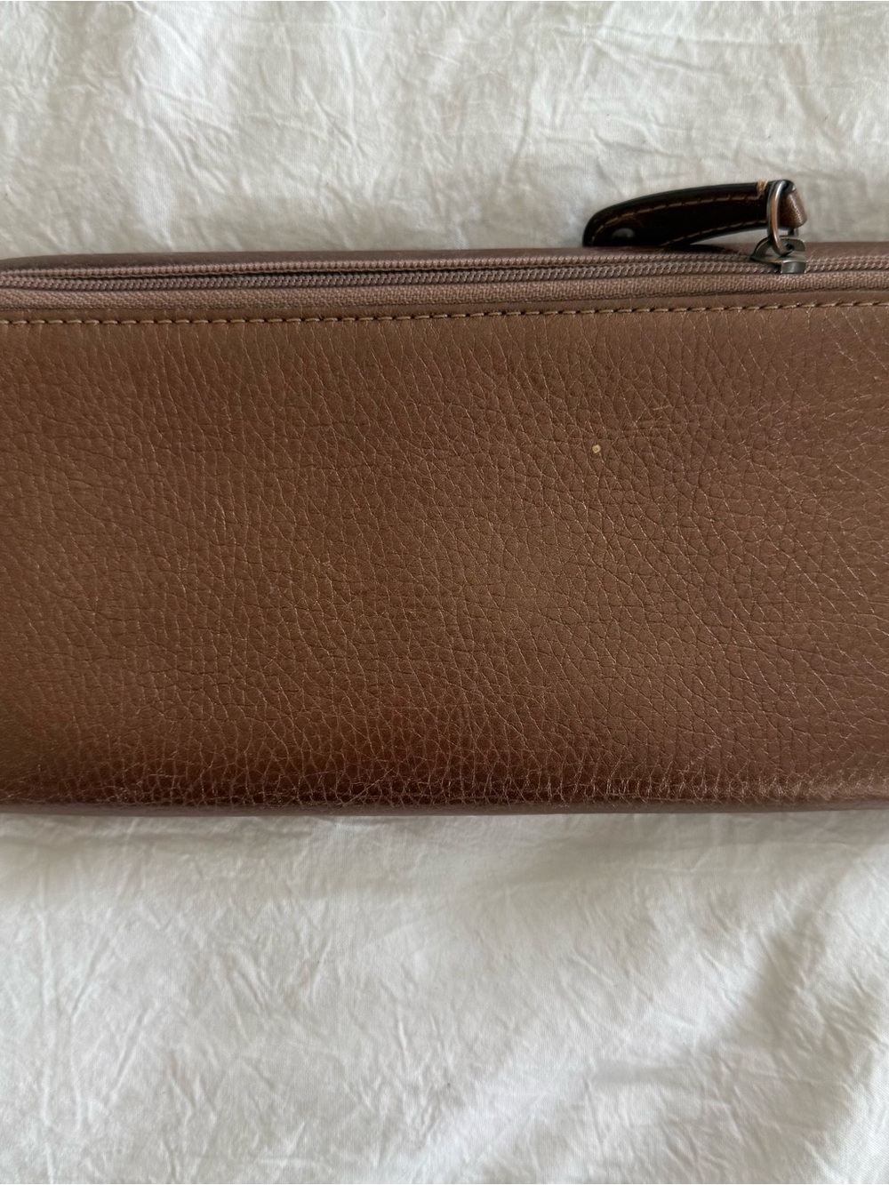 Metallic Brown Coach Madison Tri-Fold‎ Wallet - Picture 3 of 3